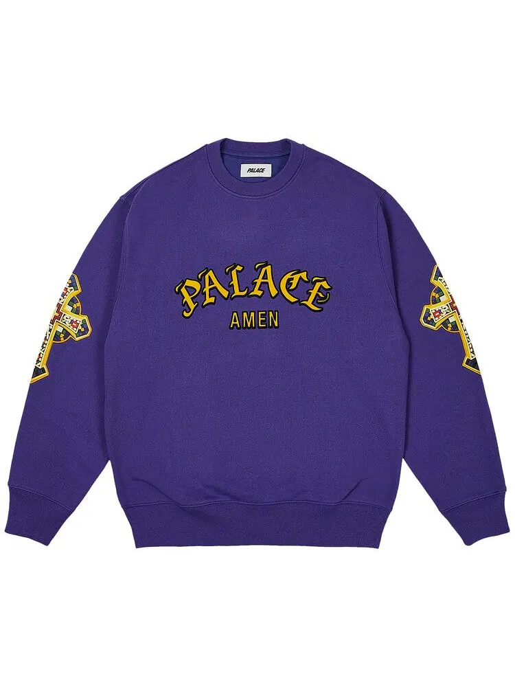 Свитер Palace Saints Crew — изображение 1 из 2, синий