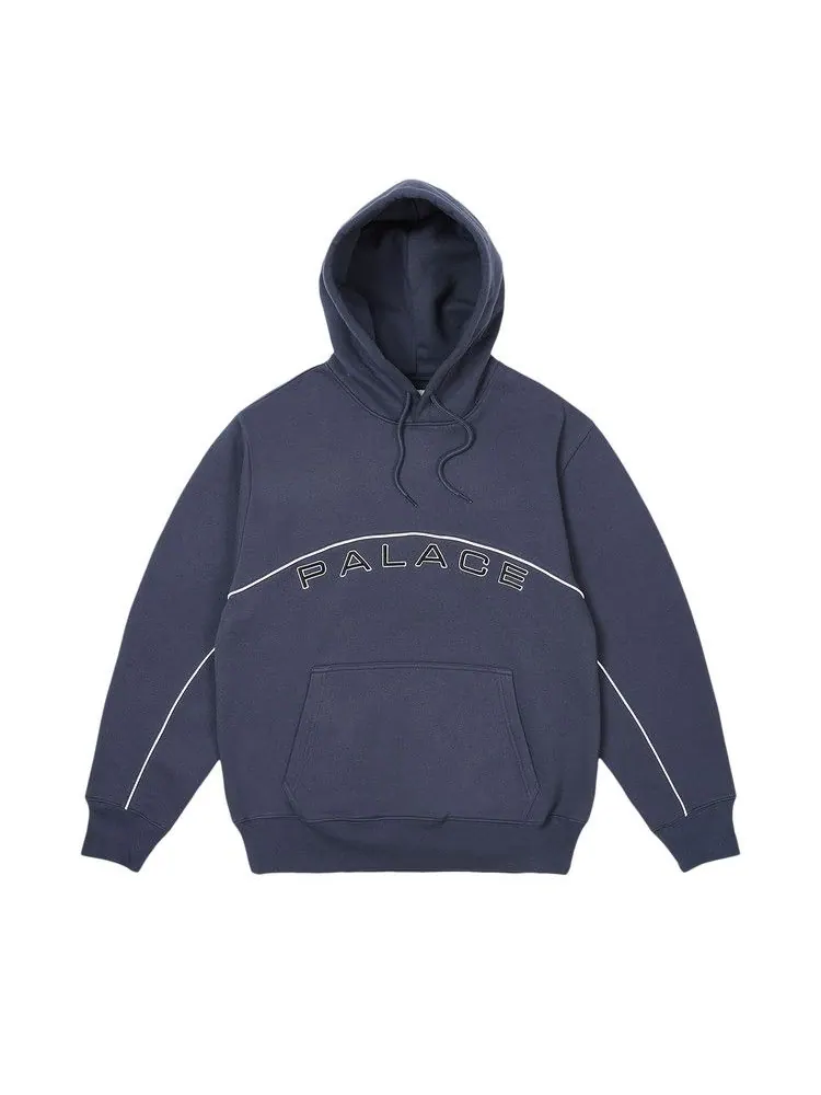 Толстовка Palace Arc Hood — изображение 1 из 2, темно-синий
