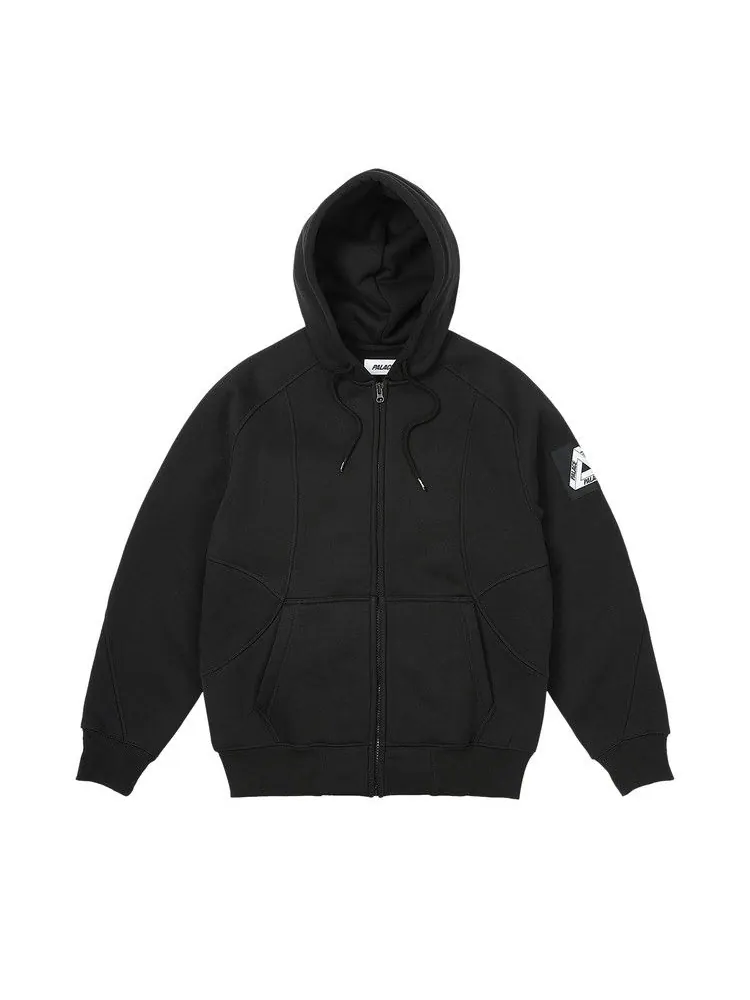Толстовка Palace Bonded Sherpa Zip Hood — изображение 1 из 3, черный