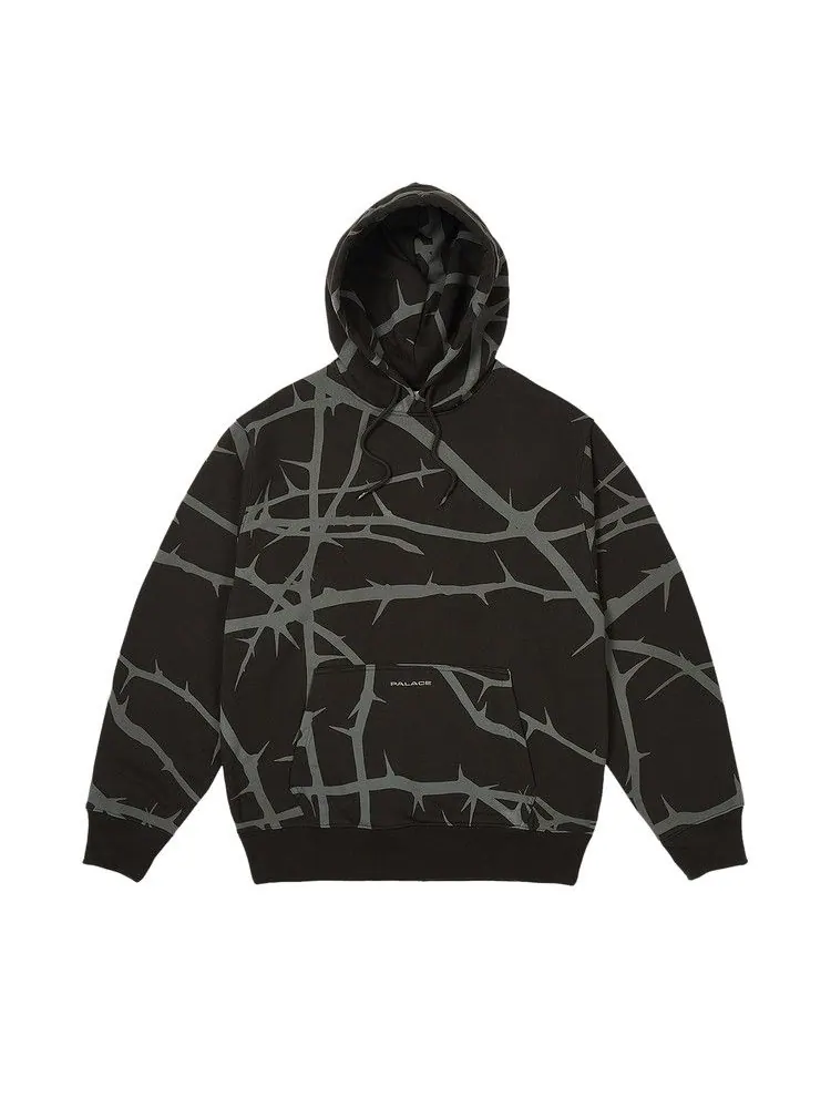 Толстовка Palace Thorny Hood — изображение 1 из 2, черный