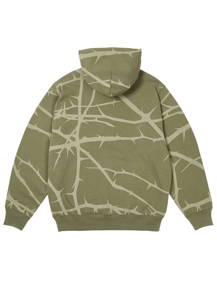 Толстовка Palace Thorny Hood — изображение 2 из 2, глубокий зеленый