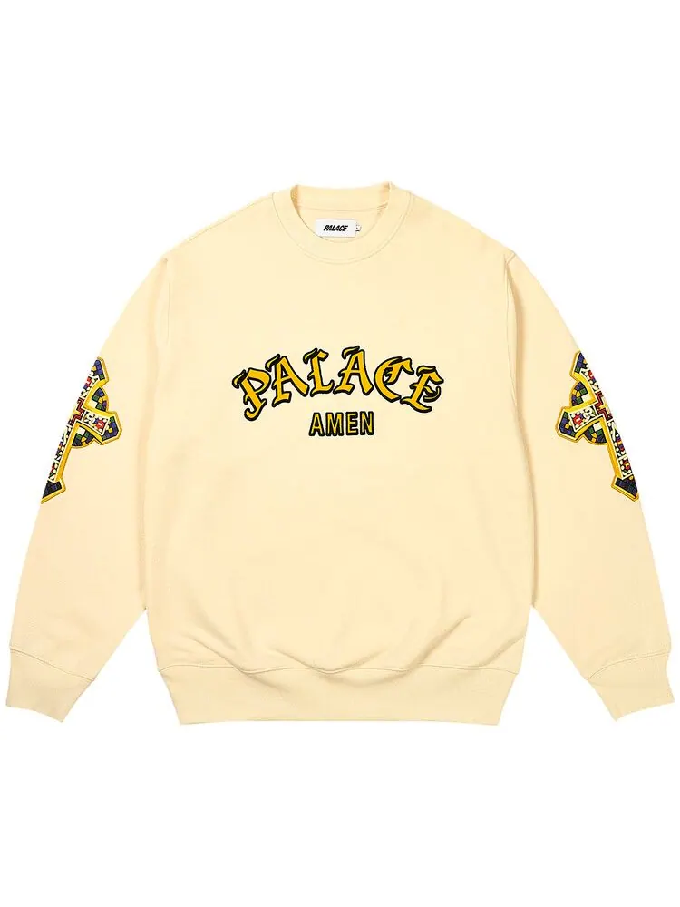 Свитер Palace Saints Crew — изображение 1 из 2, белый