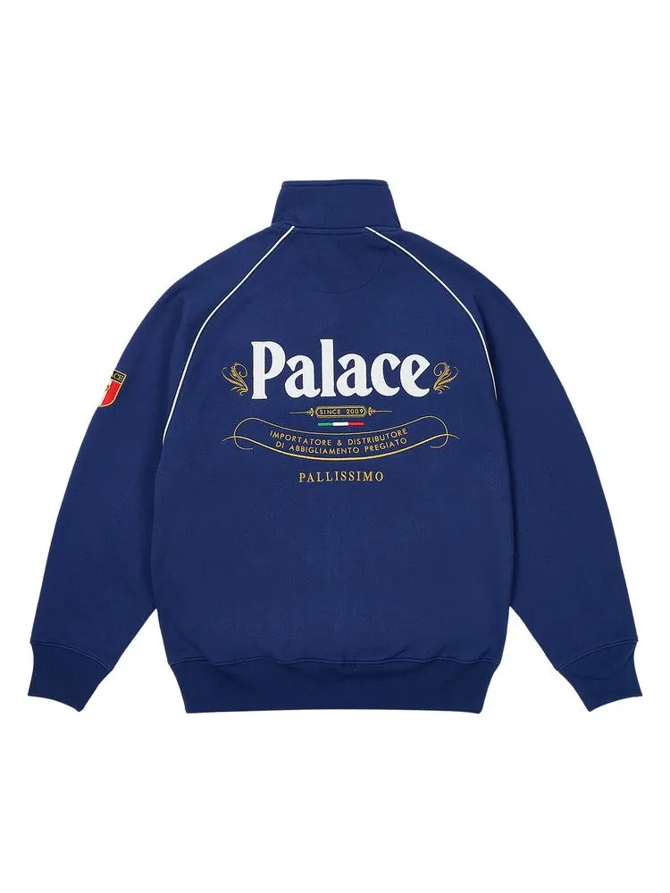 Куртка Palace Italia Zip Funnel — изображение 2 из 2, темно-синий