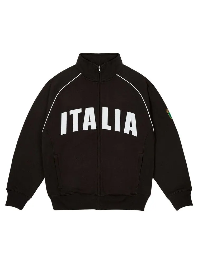 Толстовка Palace Italia Zip Funnel — изображение 1 из 2, черный