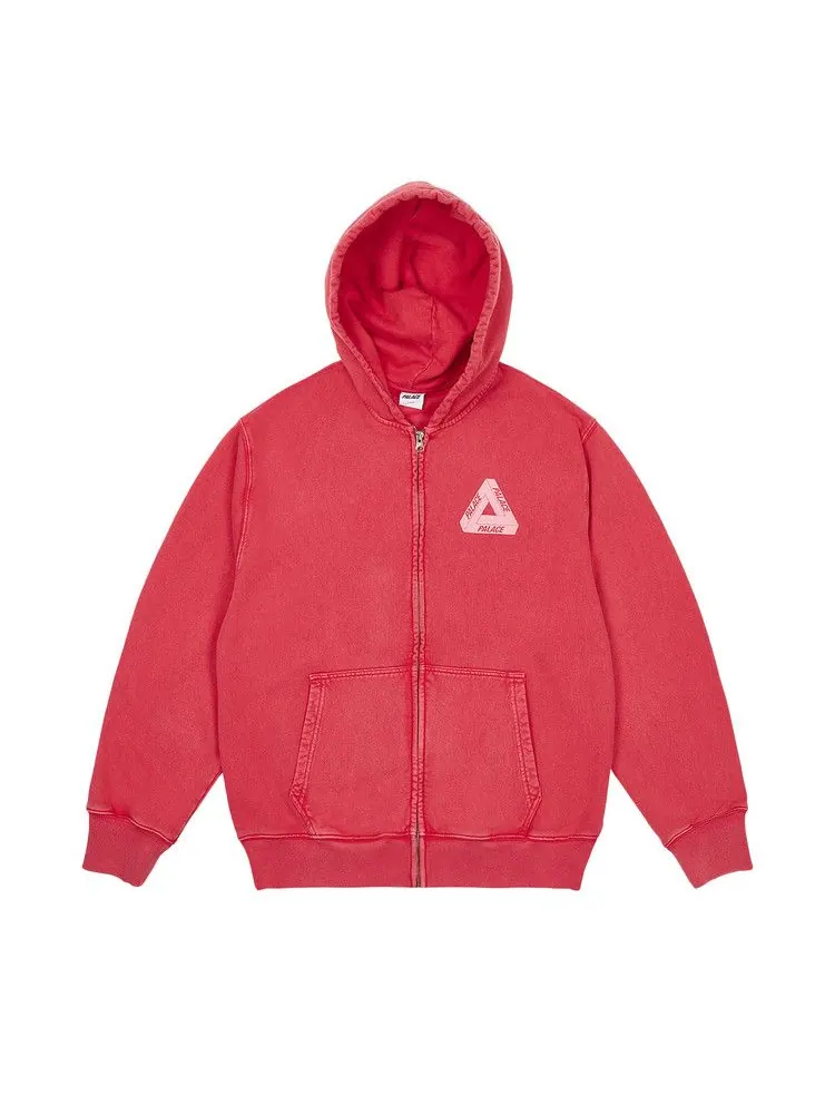 Толстовка Palace Pigment Wash Tri-Ferg Hood — изображение 1 из 2, красный