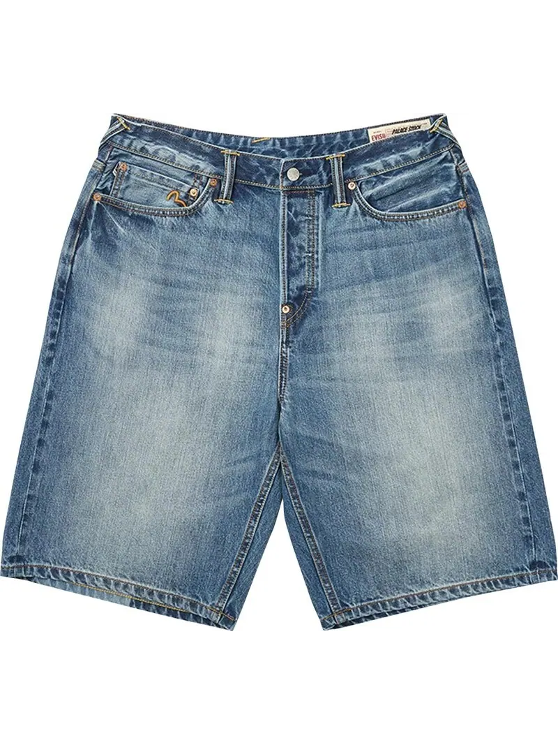 Шорты Palace x Evisu Long Denim — изображение 1 из 3, светлая стирка