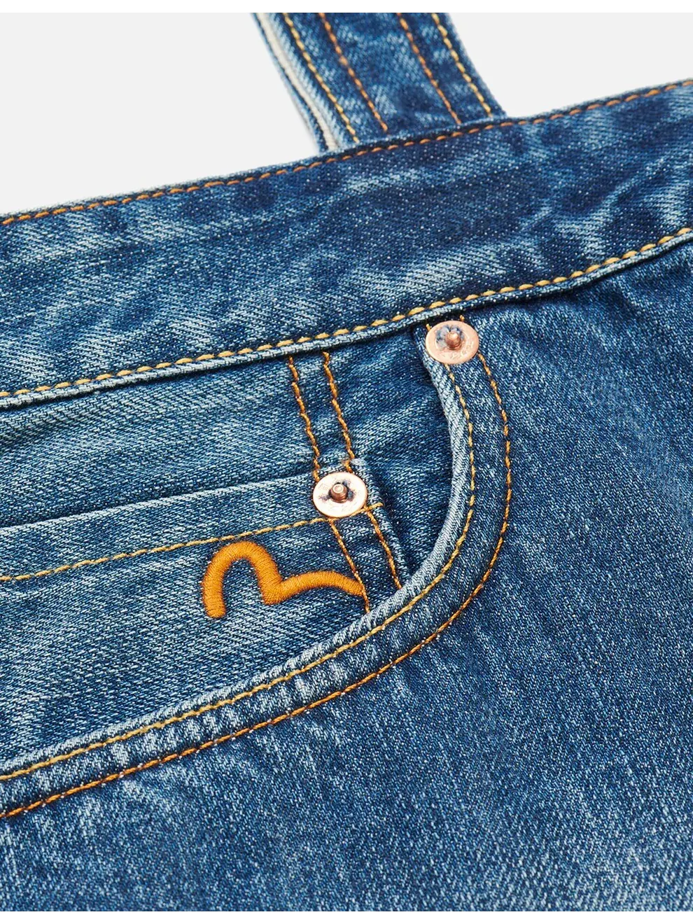 Шорты Palace x Evisu Long Denim — изображение 3 из 3, светлая стирка