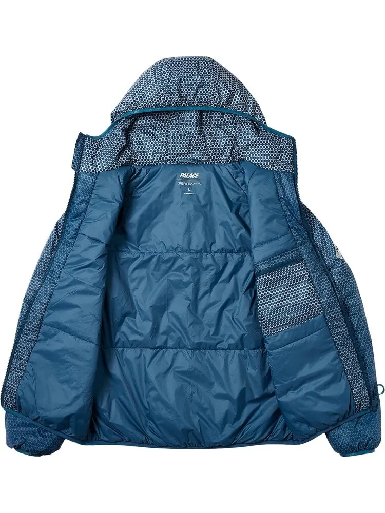 Куртка Palace Hexagon Pertex Quilted 'Blue' — изображение 3 из 3, синий
