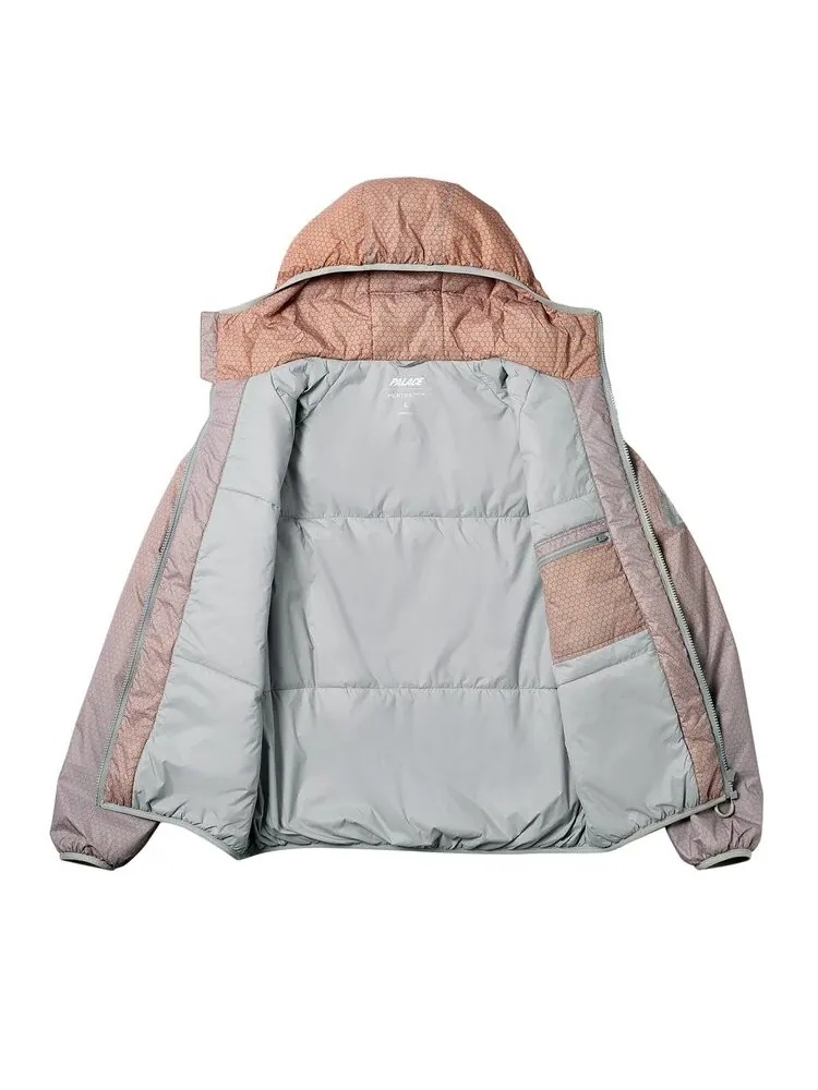 Куртка Palace Hexagon Pertex Quilted Jacket — изображение 2 из 3, серый