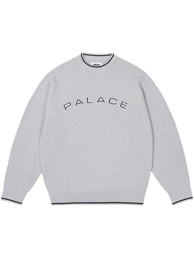 Топ Palace Arc Knit — изображение 1 из 2, серый