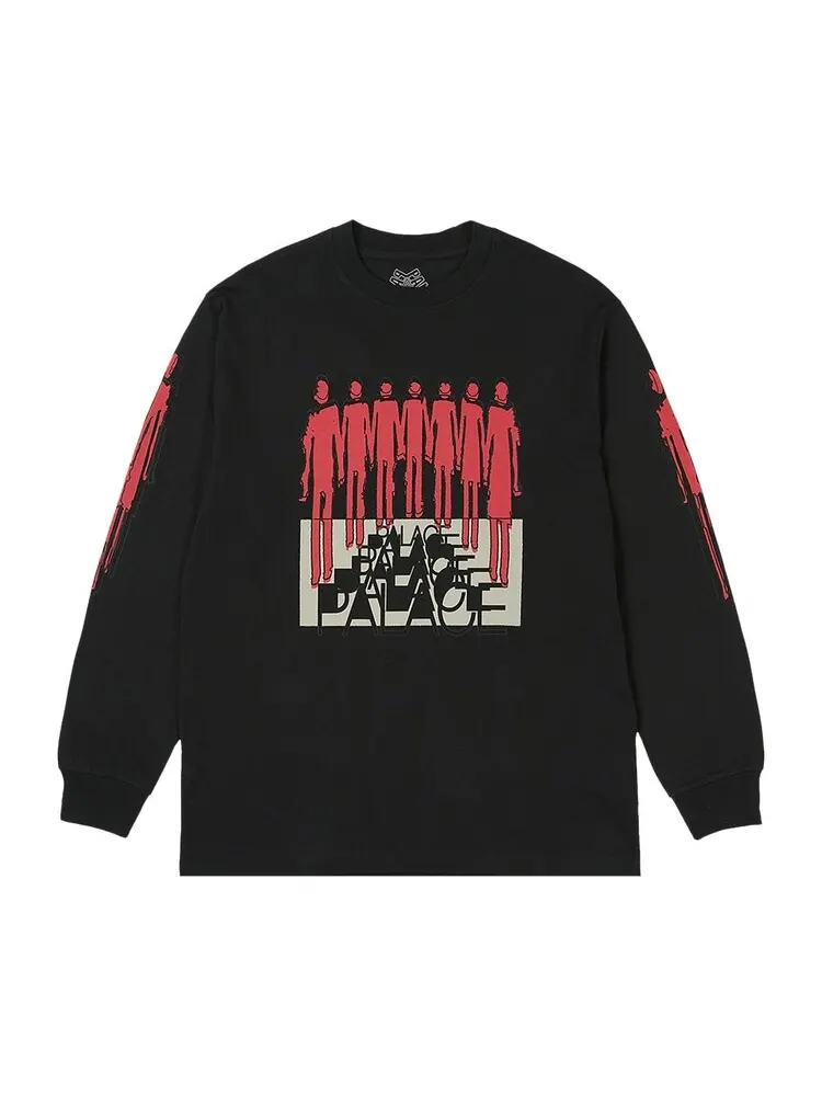 Лонгслив Palace Repeater Long-Sleeve — изображение 1 из 2, черный