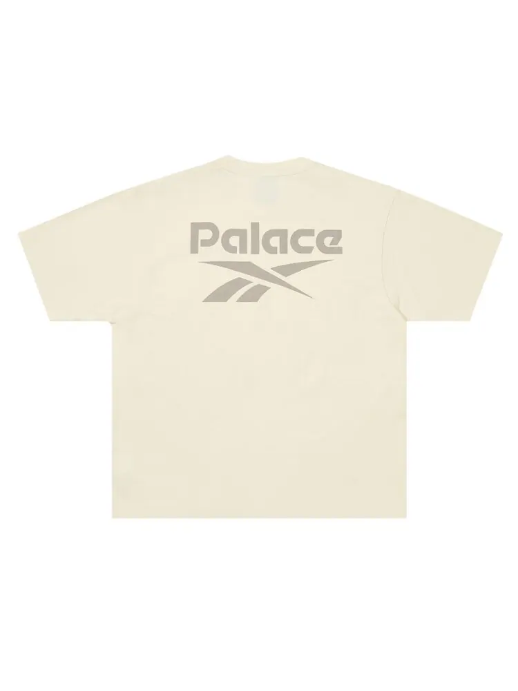 Футболка Palace x Reebok T-Shirt — изображение 2 из 2, бежевый