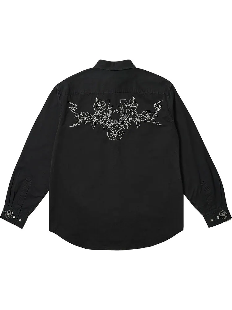 Рубашка Palace Flexus 'Black' — изображение 2 из 2, черный