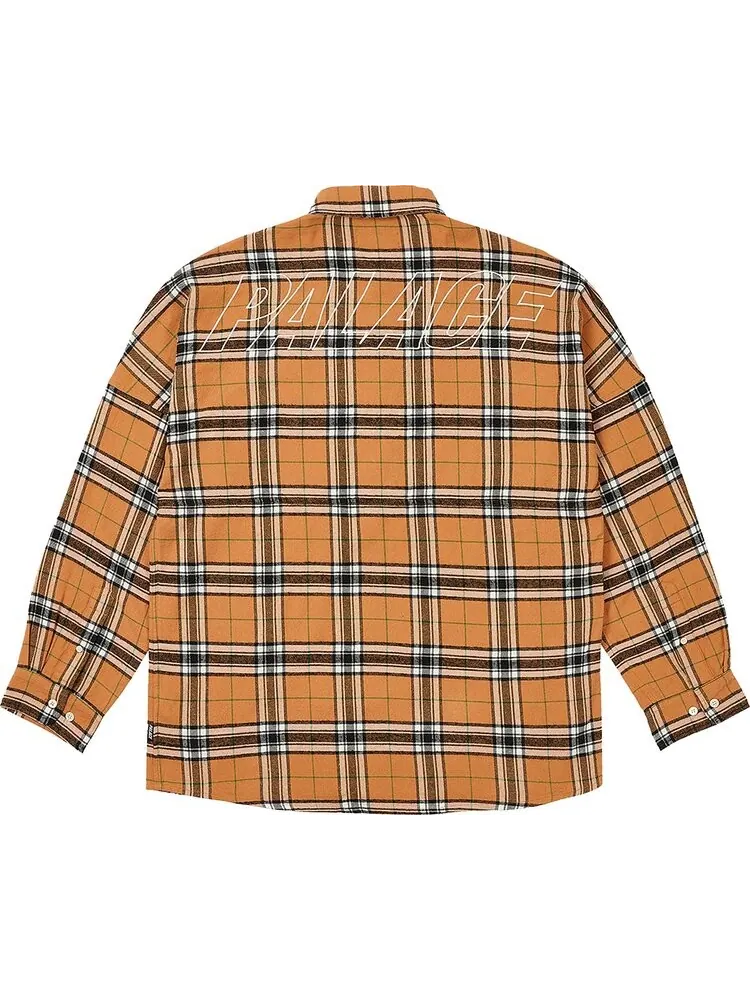 Рубашка Palace Lumber Yak 'Peach' — изображение 2 из 2, оранжевый