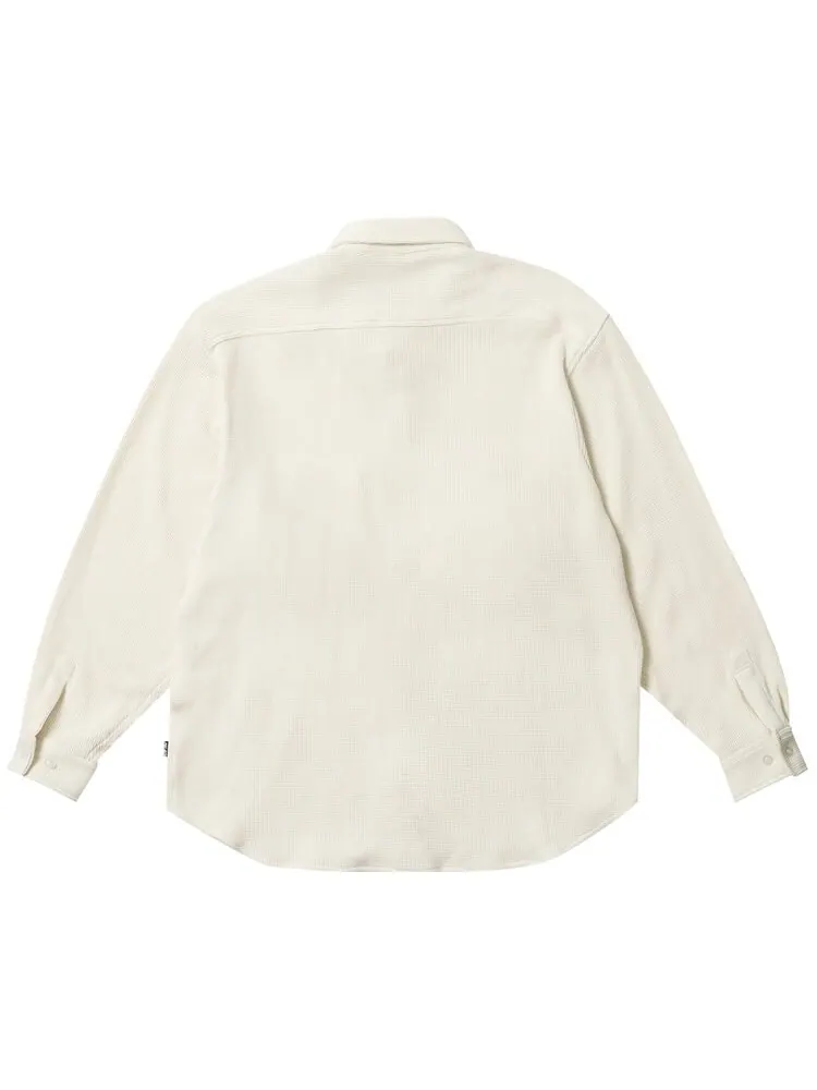 Рубашка Palace Waffle Shirt — изображение 2 из 2, бежевый