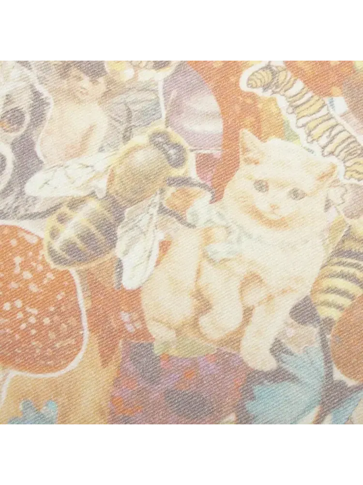 Джинсы прямые с принтом Pleasures Stickers — изображение 3 из 3, мульти