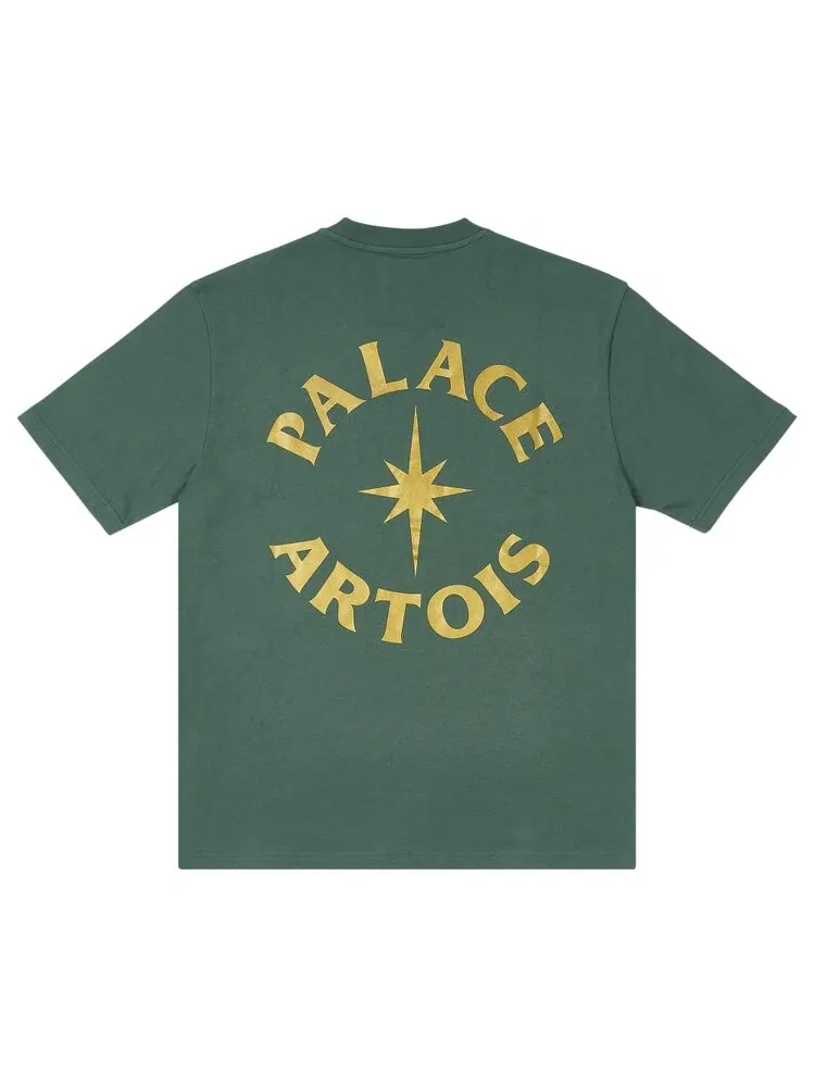 Футболка Palace x Stella Artois T-Shirt — изображение 2 из 2, зеленый