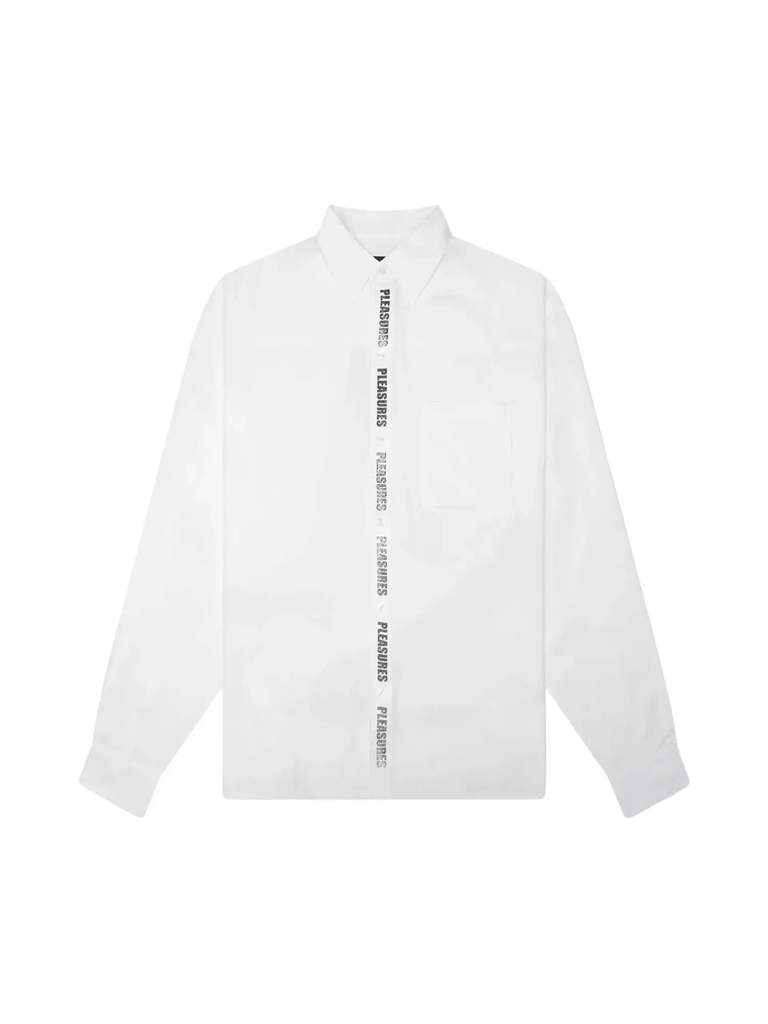 Рубашка Pleasures Impact Button Up — изображение 1 из 2, белый