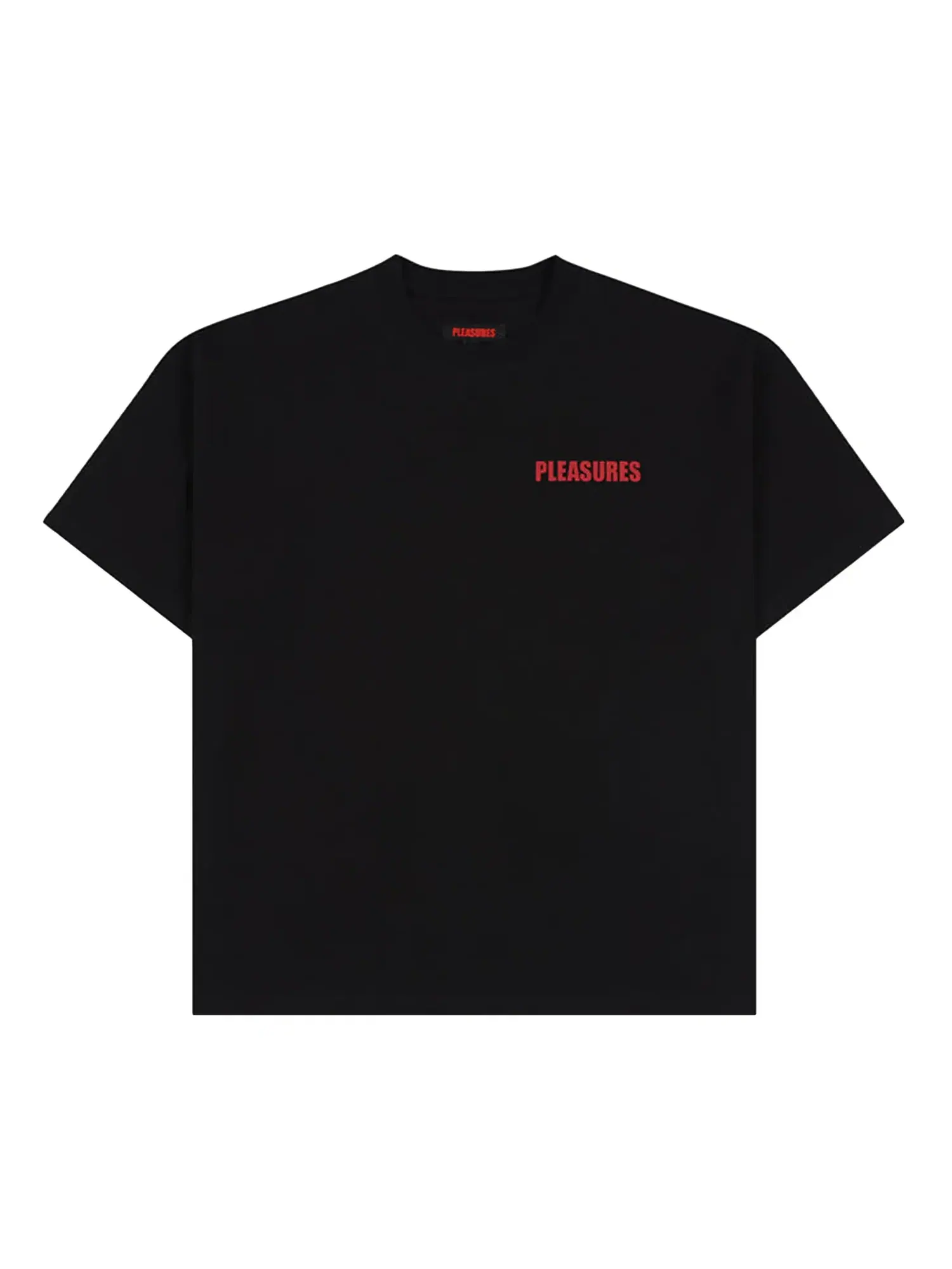Футболка Pleasures Impact Heavyweight Shirt — изображение 1 из 1, черный