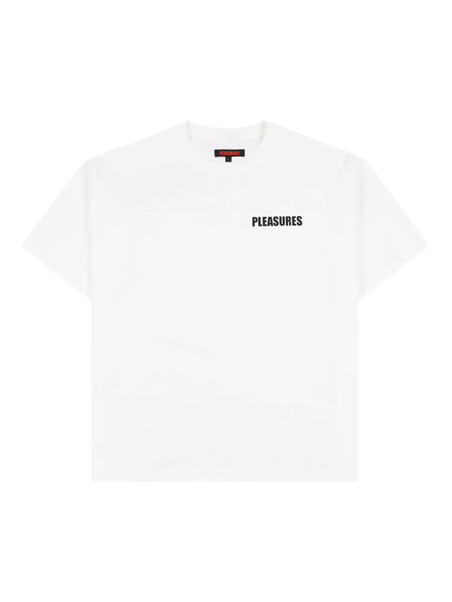 Футболка Pleasures Impact Heavyweight Shirt — изображение 1 из 1, белый