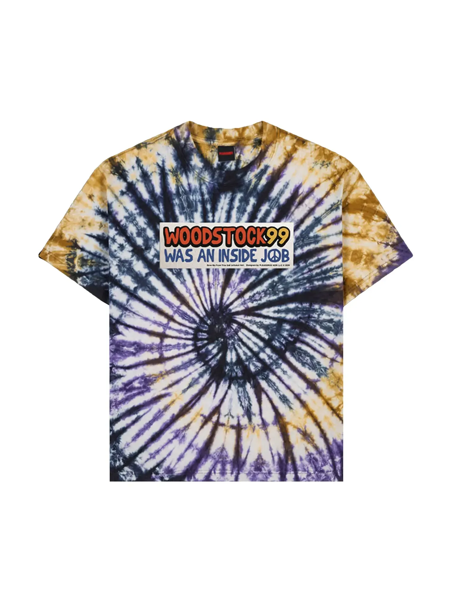 Футболка Pleasures Inside Job T-Shirt — изображение 1 из 1, мульти
