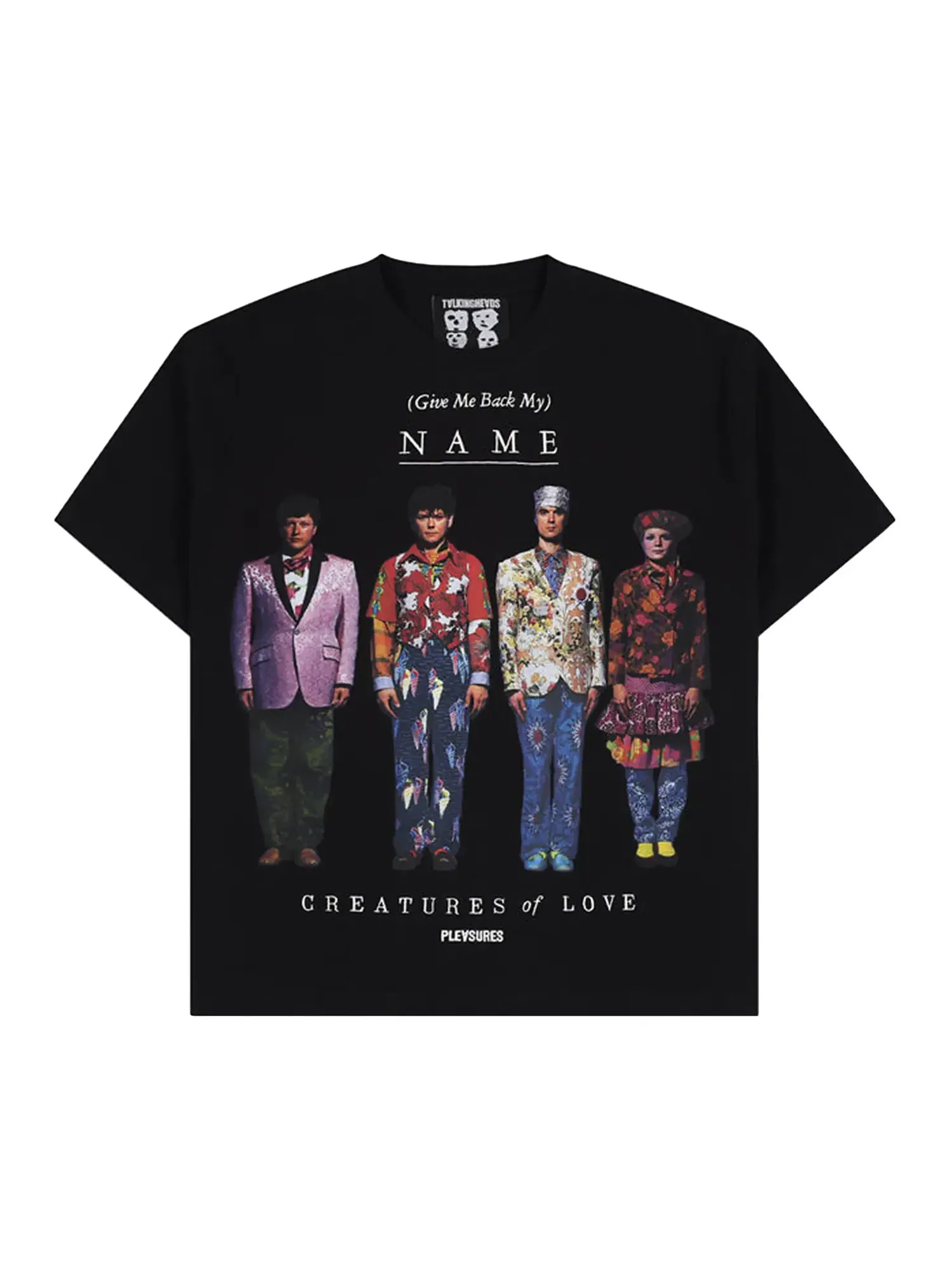 Футболка Pleasures Creatures Heavyweight Shirt — изображение 1 из 1, черный