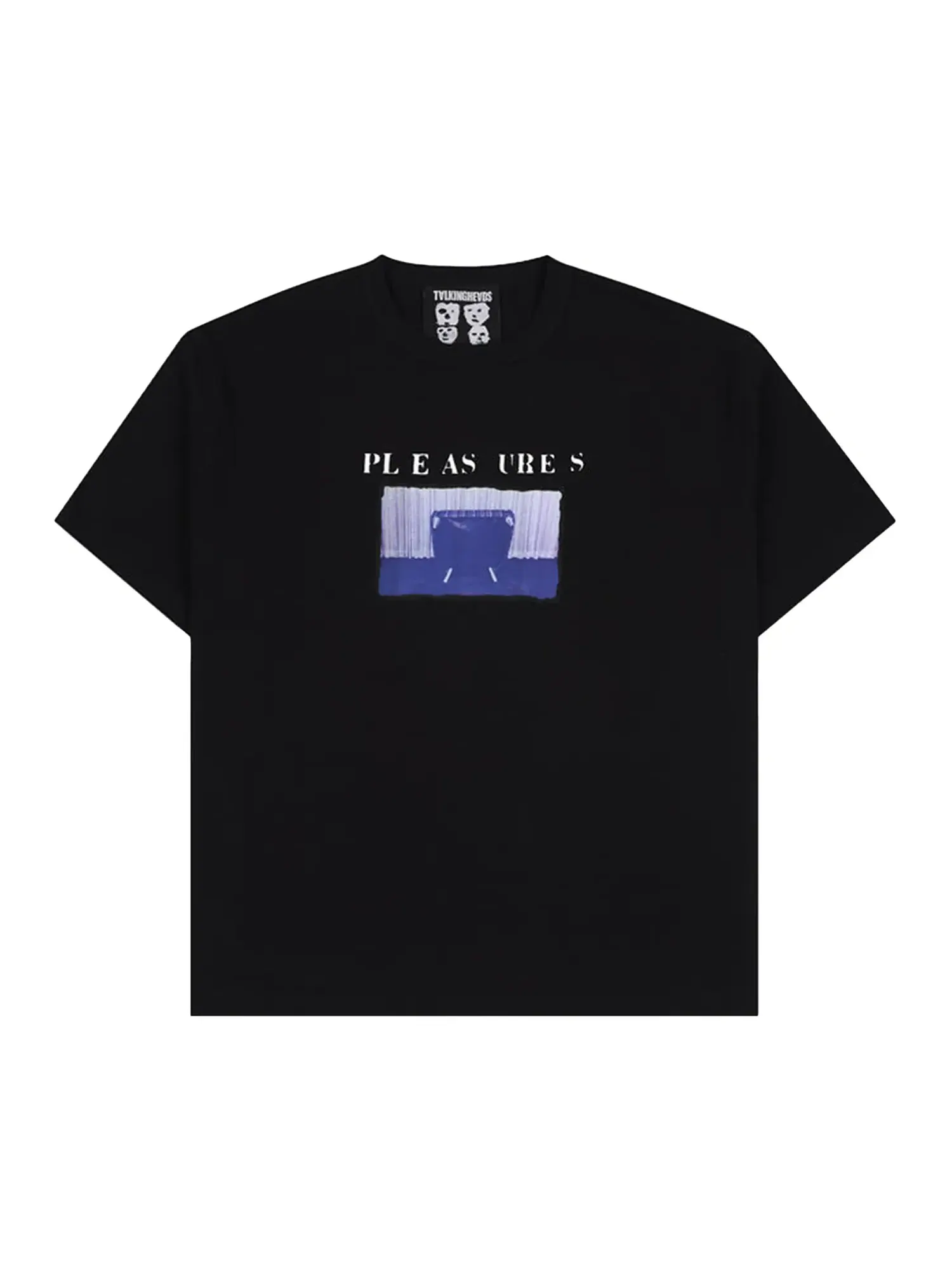 Футболка Pleasures Speaking Heavyweight Shirt — изображение 1 из 1, черный