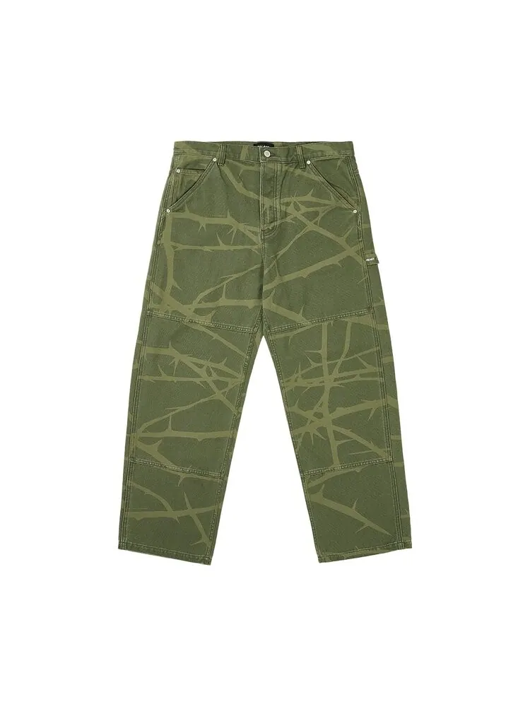 Брюки Palace Heavy Canvas Work Pant — изображение 1 из 2, зеленый