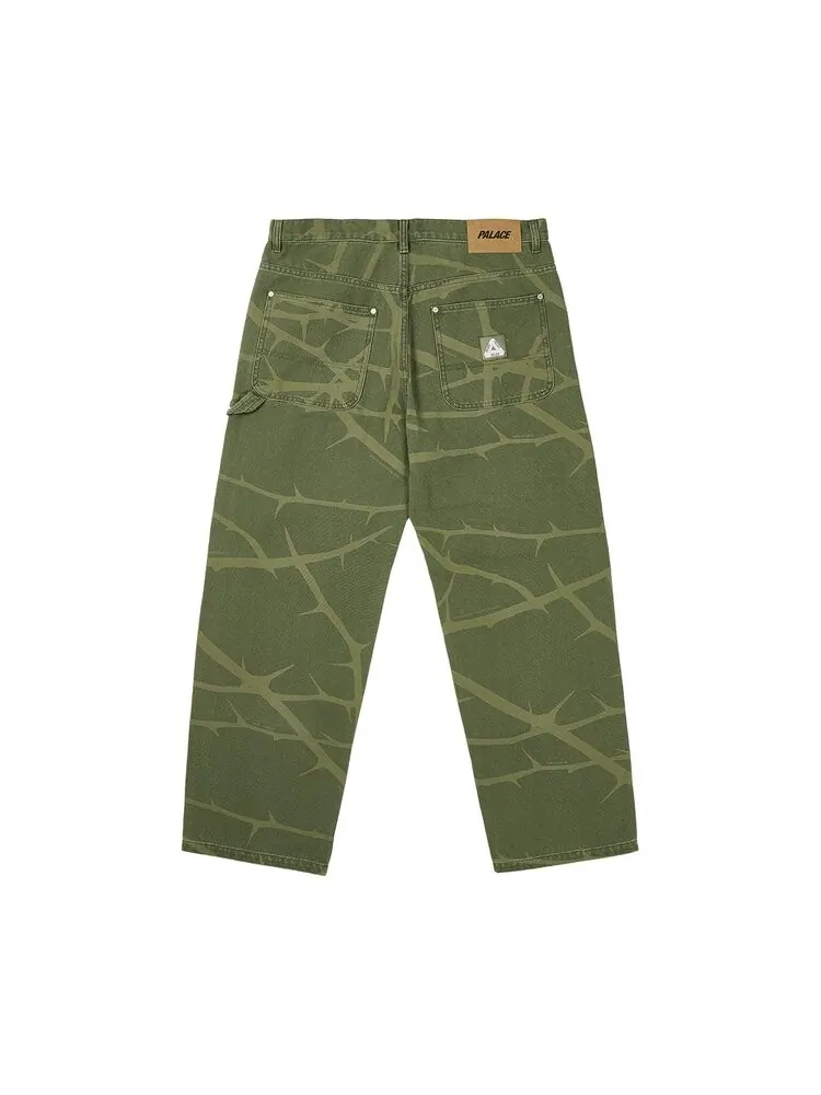 Брюки Palace Heavy Canvas Work Pant — изображение 2 из 2, зеленый