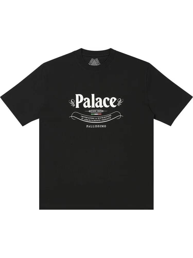 Футболка Palace Pallissimo 'Black' — изображение 1 из 1, черный