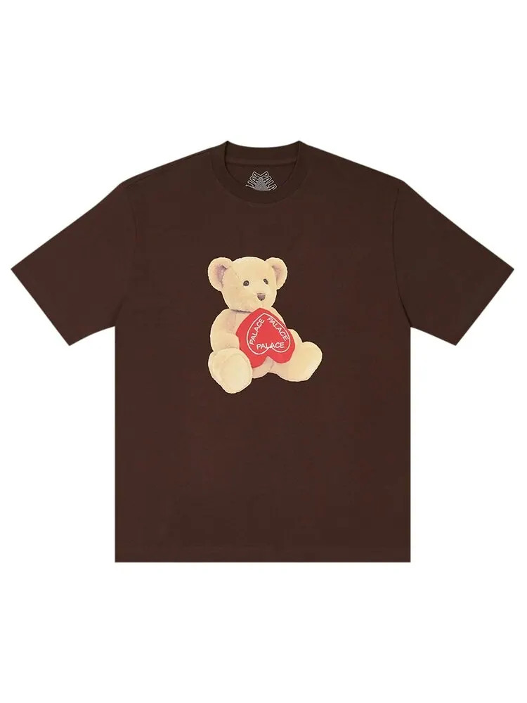Футболка Palace Teddy T-Shirt — изображение 1 из 1, коричневый