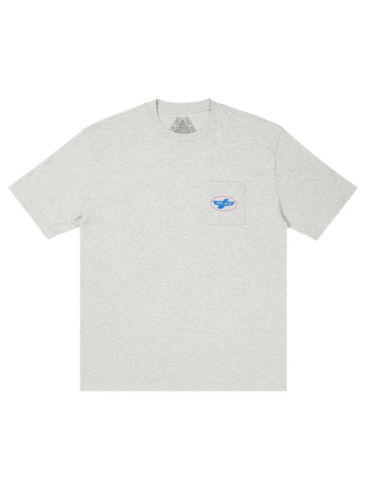 Футболка Palace Postal T-Shirt — изображение 1 из 1, серый