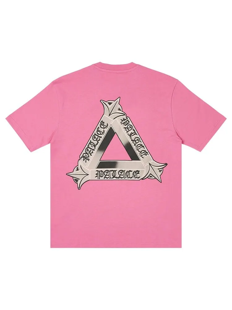 Футболка Palace Tri-Og T-Shirt — изображение 2 из 2, розовый