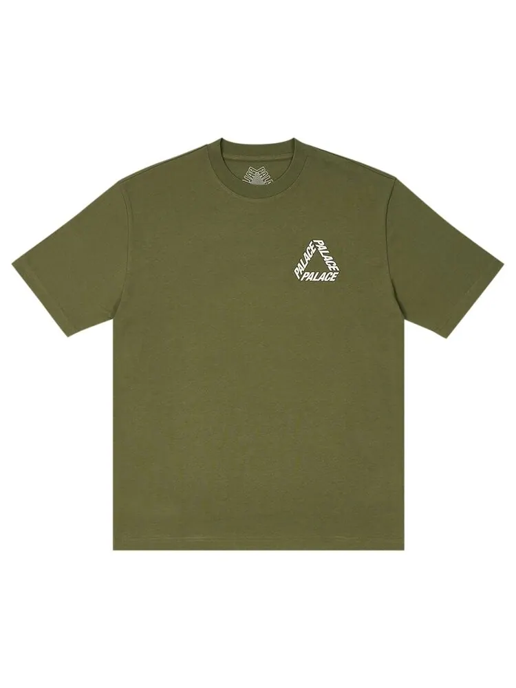 Футболка Palace P-3 Outline T-Shirt — изображение 1 из 2, зеленый