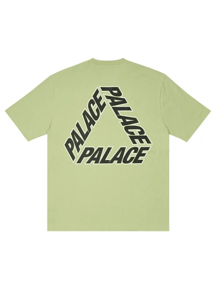 Футболка Palace P-3 Outline T-Shirt — изображение 2 из 2, зеленый