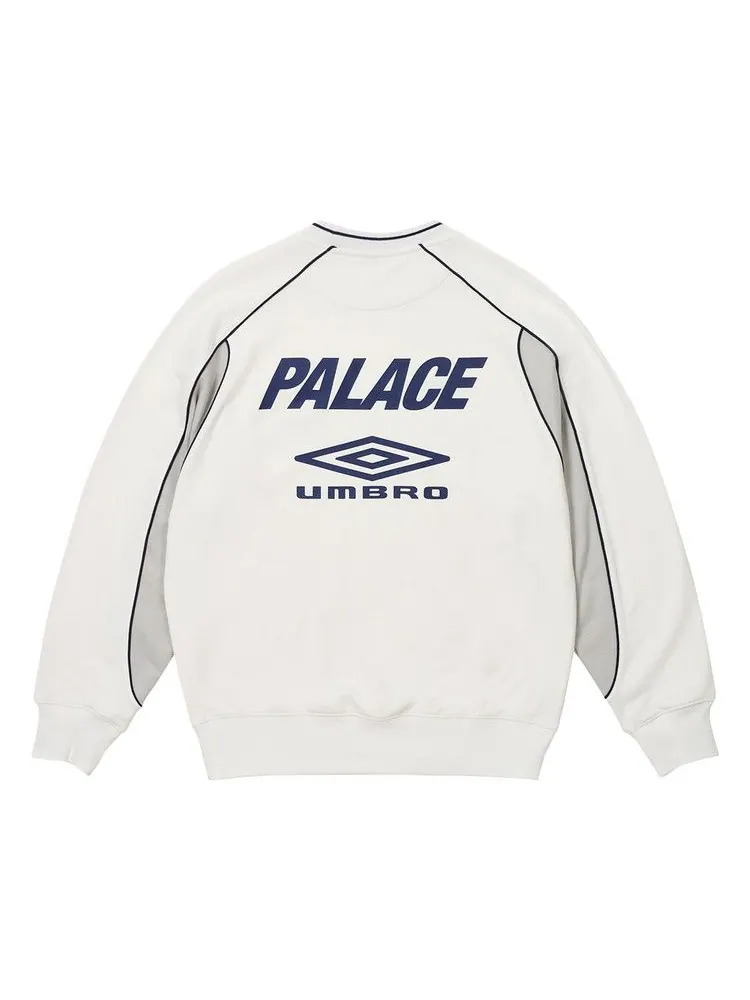 Свитер Palace x Umbro Warm Up Crew — изображение 2 из 2, серый