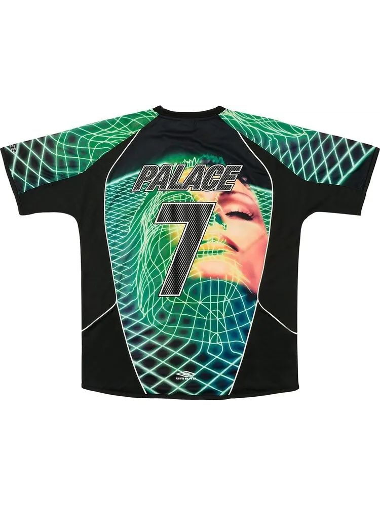 Рубашка Palace x Umbro 3rd Goalie 'Black Neon' — изображение 2 из 2, черный