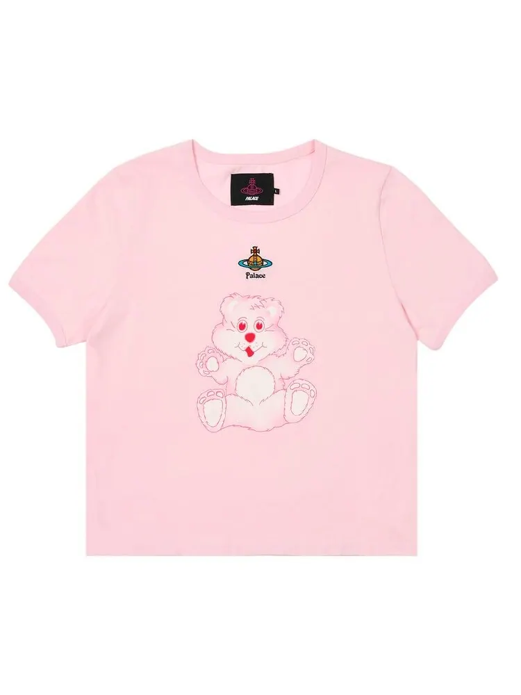 Футболка Palace x Vivienne Westwood Baby Tee Pink — изображение 1 из 1, розовый