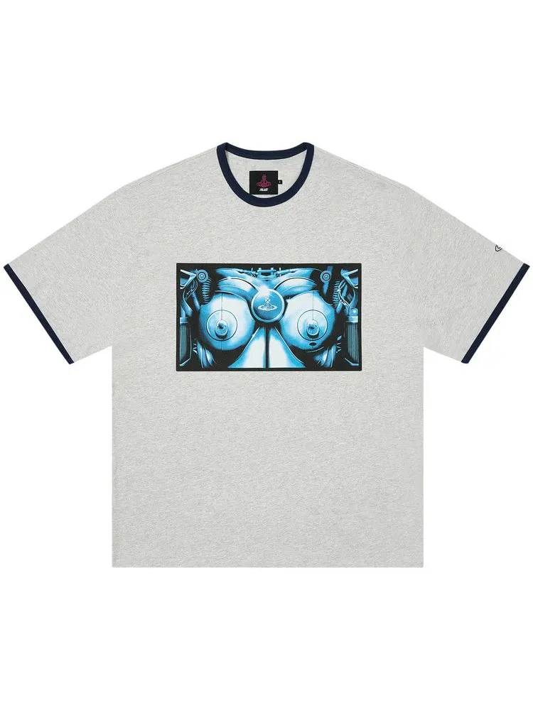 Футболка Palace x Vivienne Westwood Ringer T-Shirt — изображение 1 из 1, серый