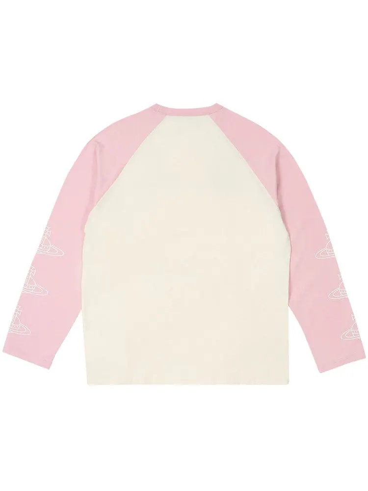 Лонгслив Palace x Vivienne Westwood Raglan Long-Sleeve — изображение 2 из 2, белый/розовый