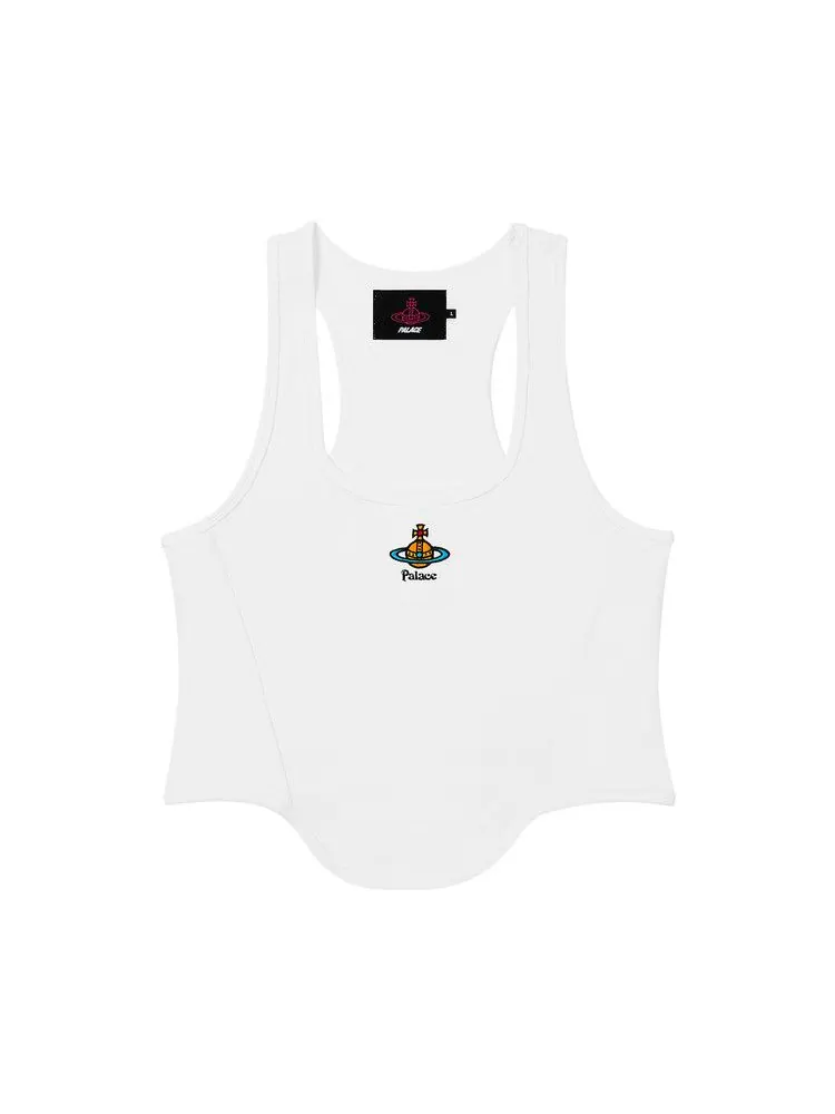 Жилет Palace x Vivienne Westwood Corset Rib Vest — изображение 1 из 2, белый