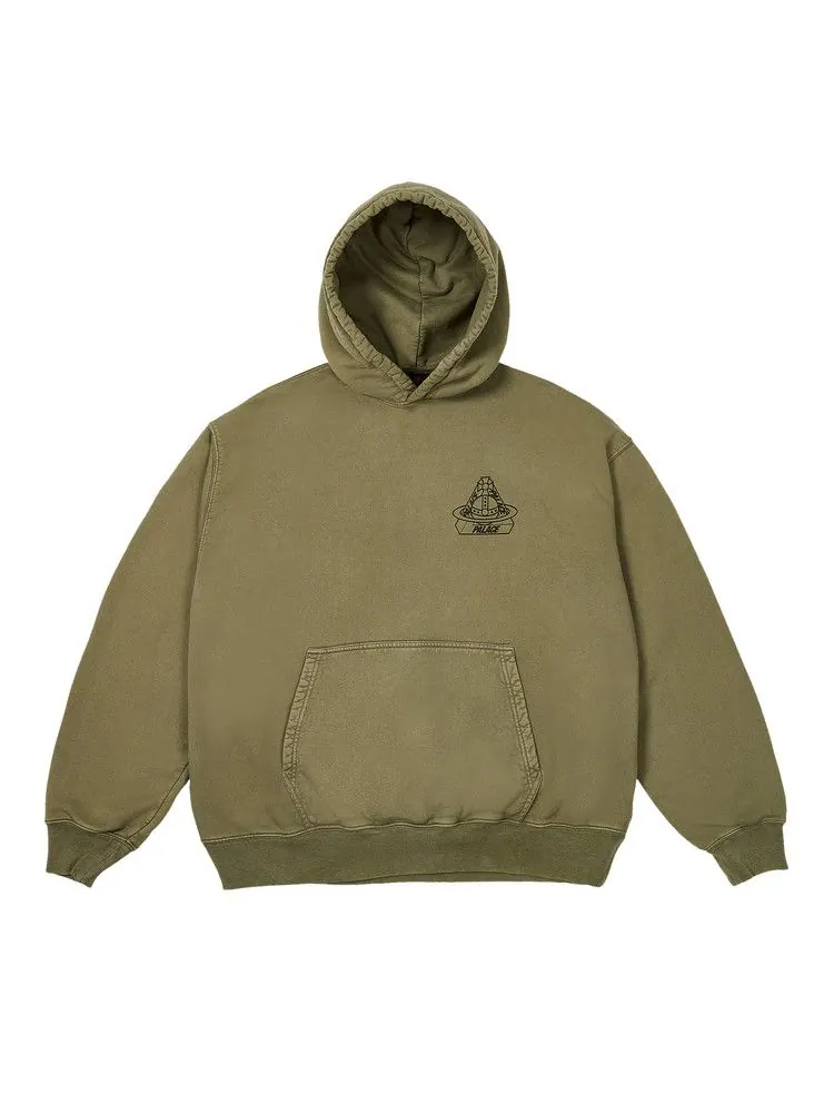 Толстовка Palace x Vivienne Westwood Hood — изображение 1 из 2, оливковый