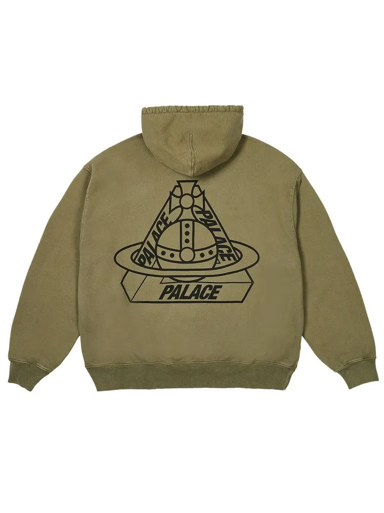 Толстовка Palace x Vivienne Westwood Hood — изображение 2 из 2, оливковый