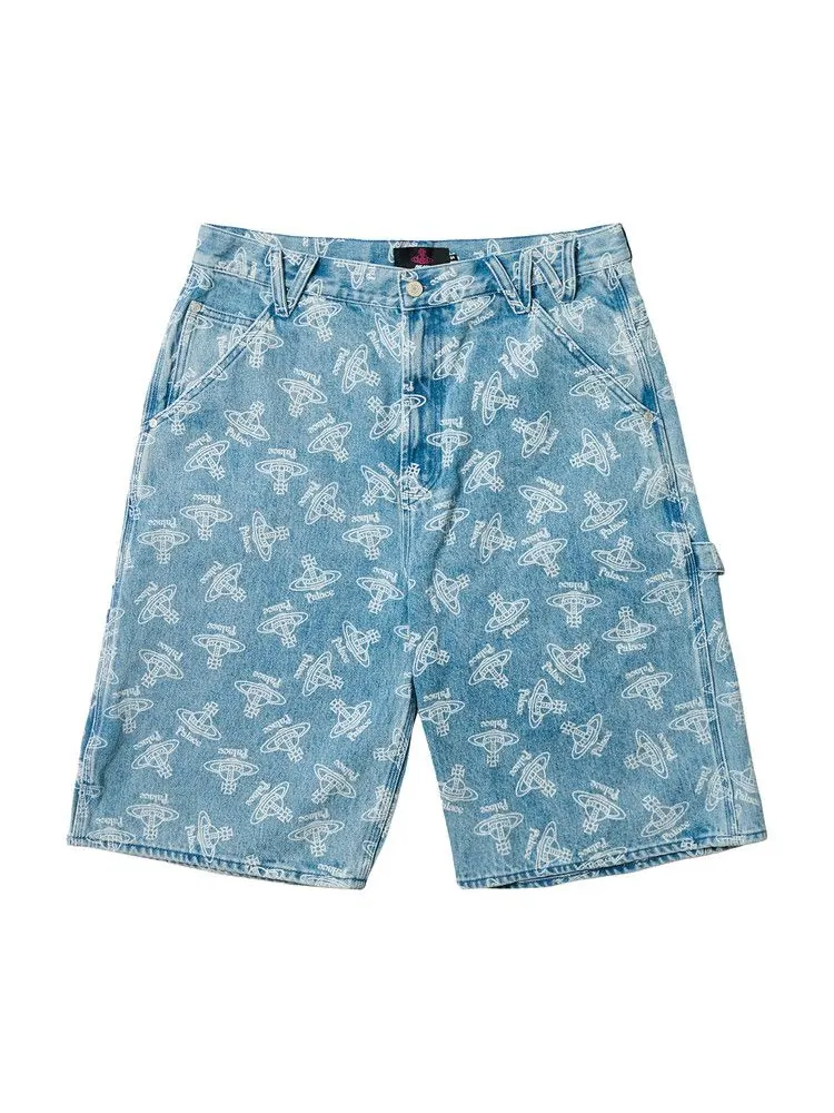 Шорты Palace x Vivienne Westwood Denim Short, Orb Stone Wash — изображение 1 из 2, синий