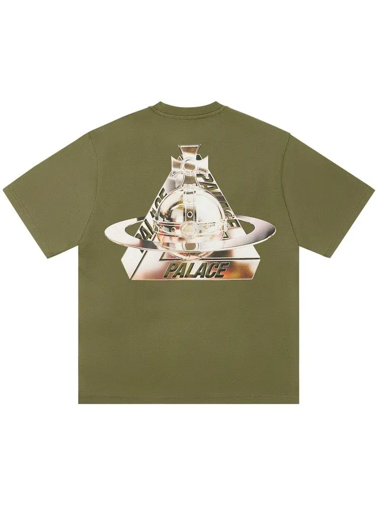 Футболка Palace x Vivienne Westwood T-Shirt — изображение 2 из 2, оливковый