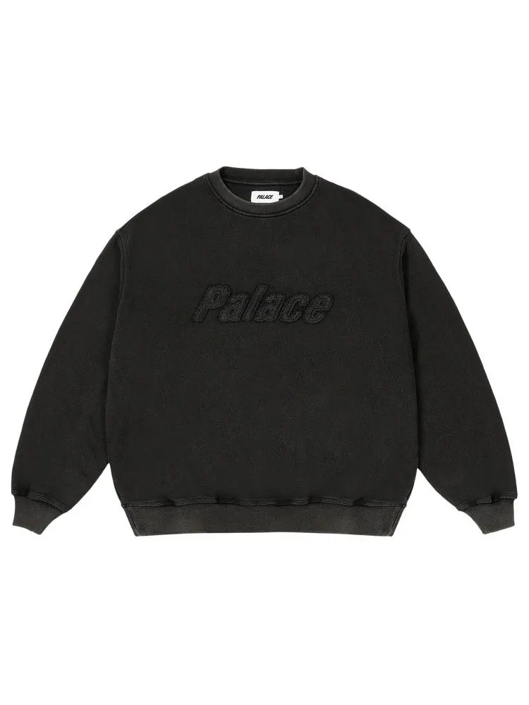 Свитер Palace Triple Stitch Crew — изображение 1 из 2, черный