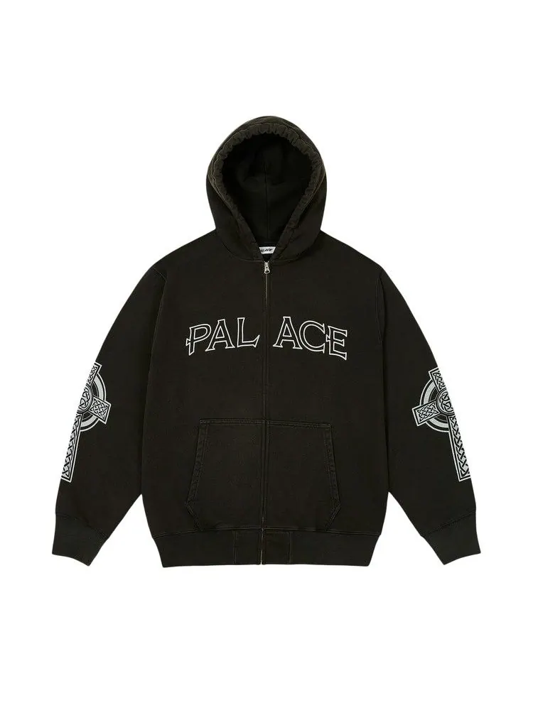 Толстовка Palace Celtic Zip Hood — изображение 1 из 2, черный