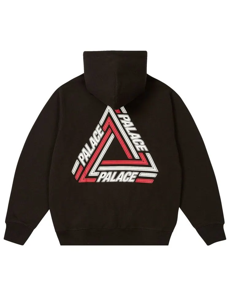 Толстовка Palace Tri-Line Hood — изображение 2 из 2, черный