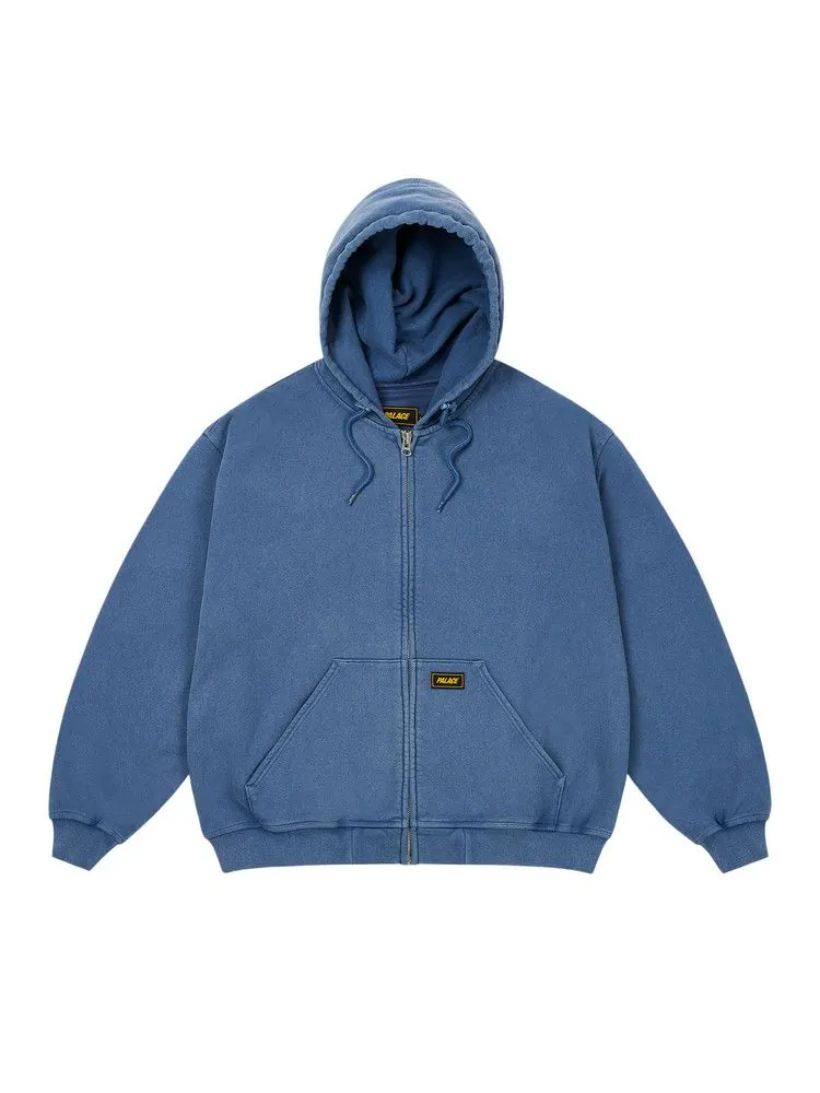 Толстовка Palace Triple Stitch Zip Hood — изображение 1 из 2, темно-синий