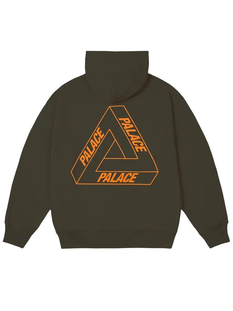 Толстовка Palace Glow Tri-Ferg Hood — изображение 3 из 3, серый
